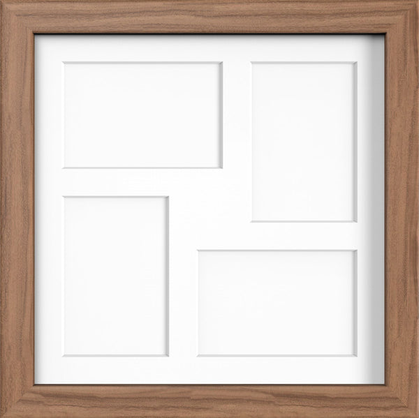 MODERN MULTI PICTURE PHOTO FRAME FOR 4 IMAGES OF 6