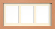 MODERN MULTI PICTURE PHOTO FRAME FOR 3 IMAGES OF 7"X5" WITH QUALITY IVORY MOUNT - Framesplus.co.uk