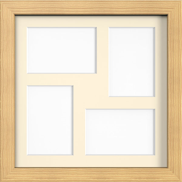 MODERN MULTI PICTURE PHOTO FRAME FOR 4 IMAGES OF 6