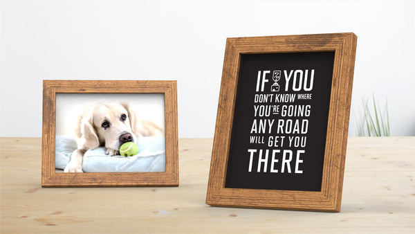 Sleek Range Rustic Photo Picture Poster Frames - Framesplus.co.uk