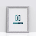 Stardust Range Silver Photo Picture Poster Frames, Large Square Small sizes, Hang or stand in Landscape or Portrait