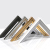 Deco Range Gunmetal Photo Picture Poster Frames, Large Square Small sizes, Hang or stand in Landscape or Portrait - Framesplus.co.uk