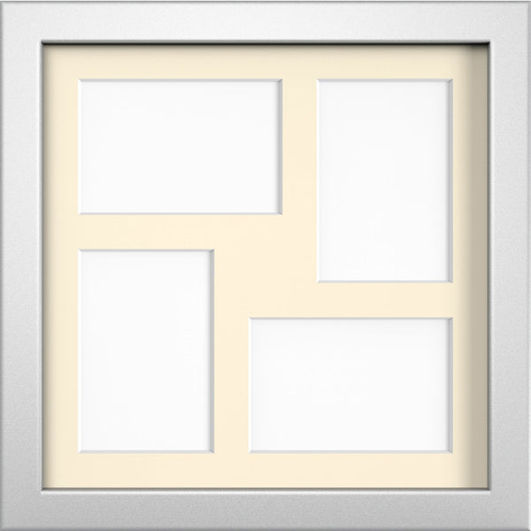 MODERN MULTI PICTURE PHOTO FRAME FOR 4 IMAGES OF 6