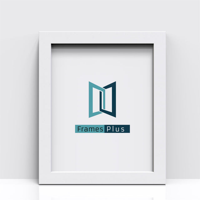 Sleek White 14 × 11 Frame