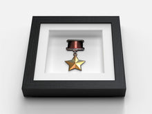 Box Range Black 25mm Deep Picture Display Frame with 1" White Mount, Memory Box Medals Memorabilia - Framesplus.co.uk