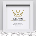 Black White Oak Photo Frame for 23 x 23 cm (9.1x9.1 Inches) Picture Photo, Stand or Hang on wall in both