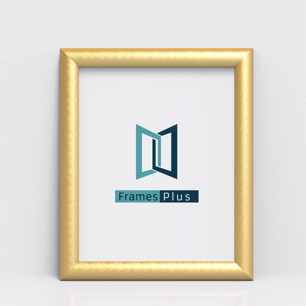 Minimo Range Gold Photo Picture Poster Frames - Framesplus.co.uk