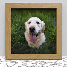 Black White Oak Photo Frame for 10x10 Inches (25.4 x 25.4 cm) Picture Photo, Stand or Hang on wall - Framesplus.co.uk