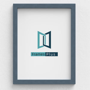 Sleek Range Dark Grey Photo Picture Poster Frames, Large Square Small sizes, Hang or stand in Landscape or Portrait