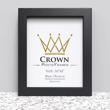 Black White Oak Photo Frame for 10x8 Inches (25.4 x 20.3 cm) Picture Photo Poster, Stand or Hang on wall - Framesplus.co.uk