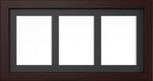 MODERN MULTI PICTURE PHOTO FRAME FOR 3 IMAGES OF 7"X5" WITH QUALITY BLACK MOUNT - Framesplus.co.uk